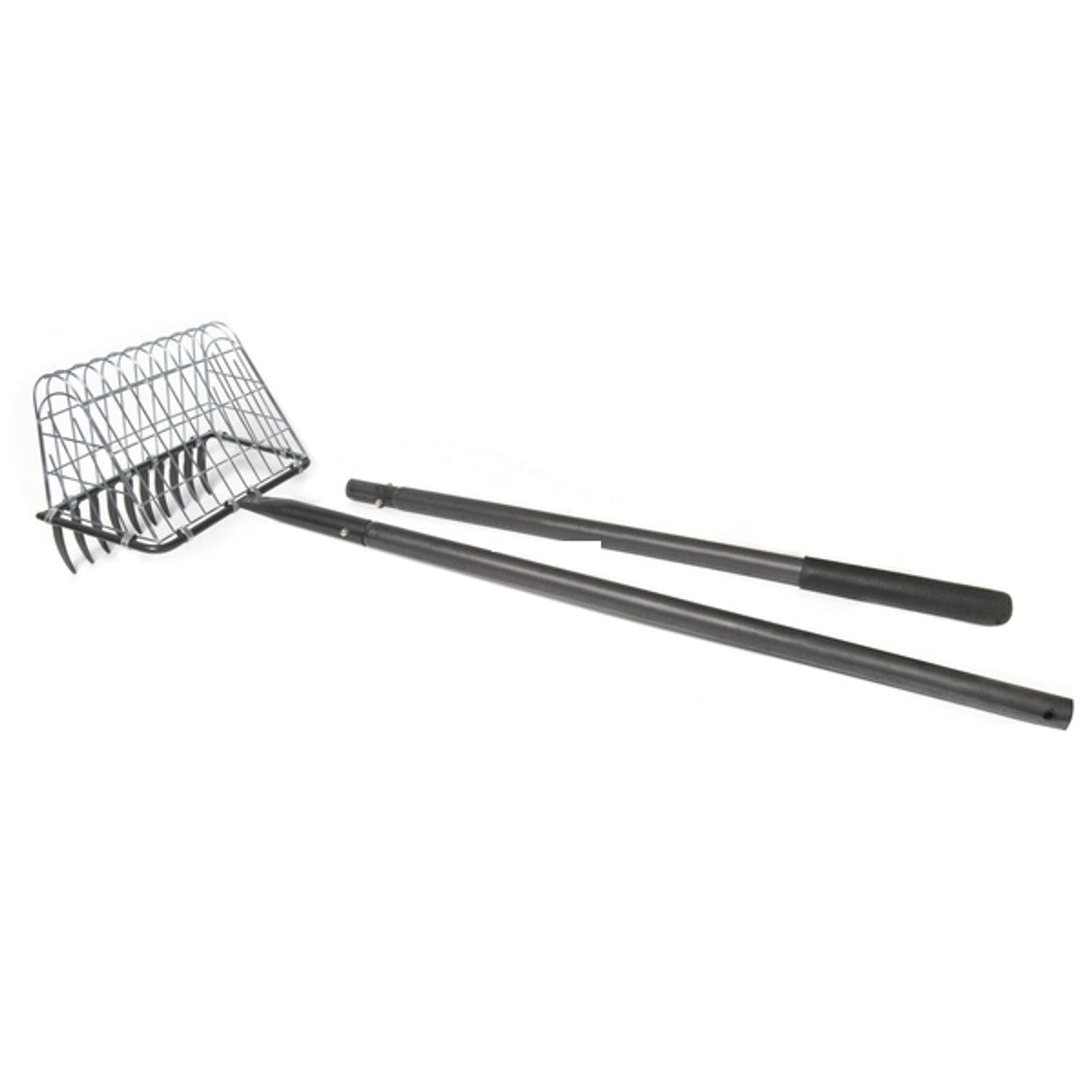 Danielson 5' Clam Rake w/ Basket and Spring-Loaded Snaps - 008142.