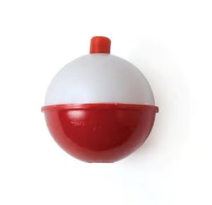 Eagle Claw Snap-on Float Red White Bobber 1 1/4"