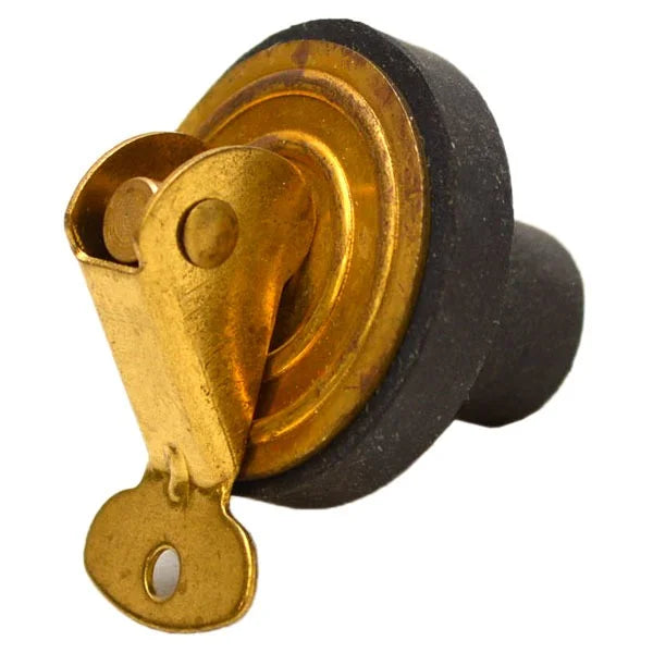 Sea Sense Boat Drain Plug 1/2 Inch Livewell Baitwell Brass