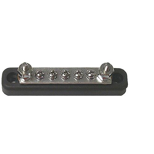 Sierra Marine 5 Gang Screw Type Bus Bar, 150 Amp.