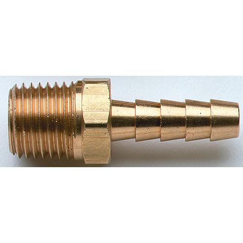 Moeller Barb-Brass Male 1/4" x 1/8" NPT.