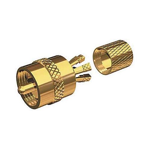 Shakespeare Antennas PL258 Gold Plated Solderless VHF Radio Connector.