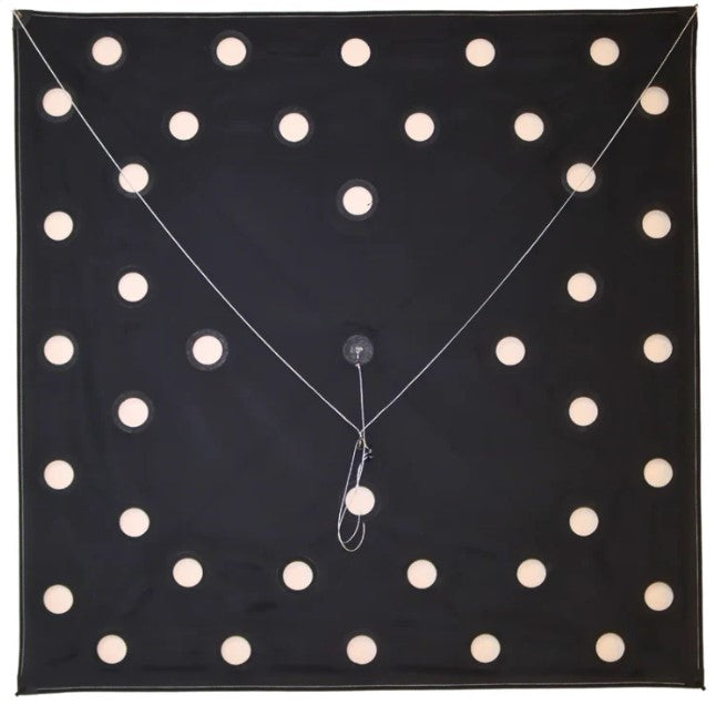 SFE Tournament Series Black Fishing Kite 12-30 MPH. 34" x 34"
