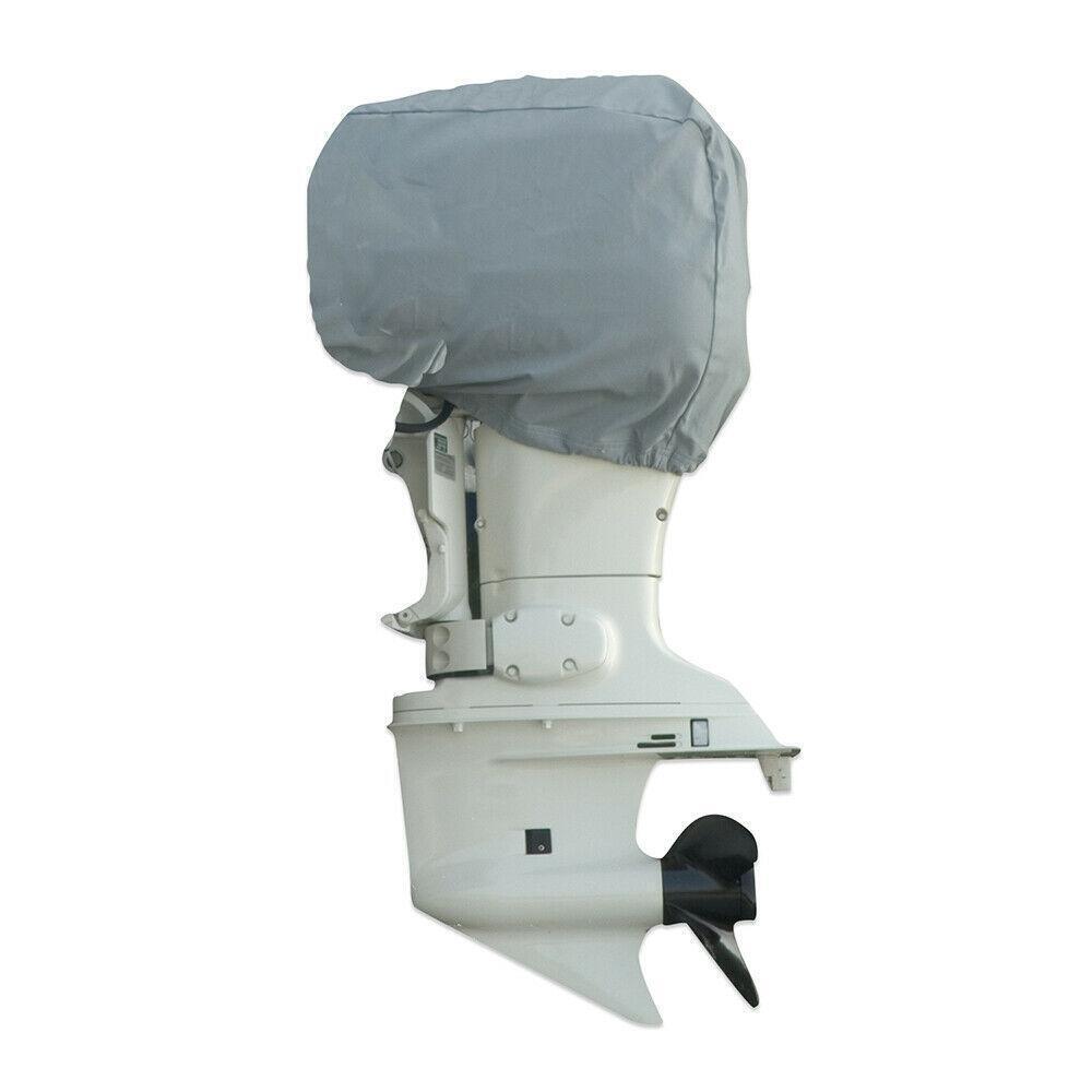 Carver Outboard Motor Cover 150 HP - Mist Gray