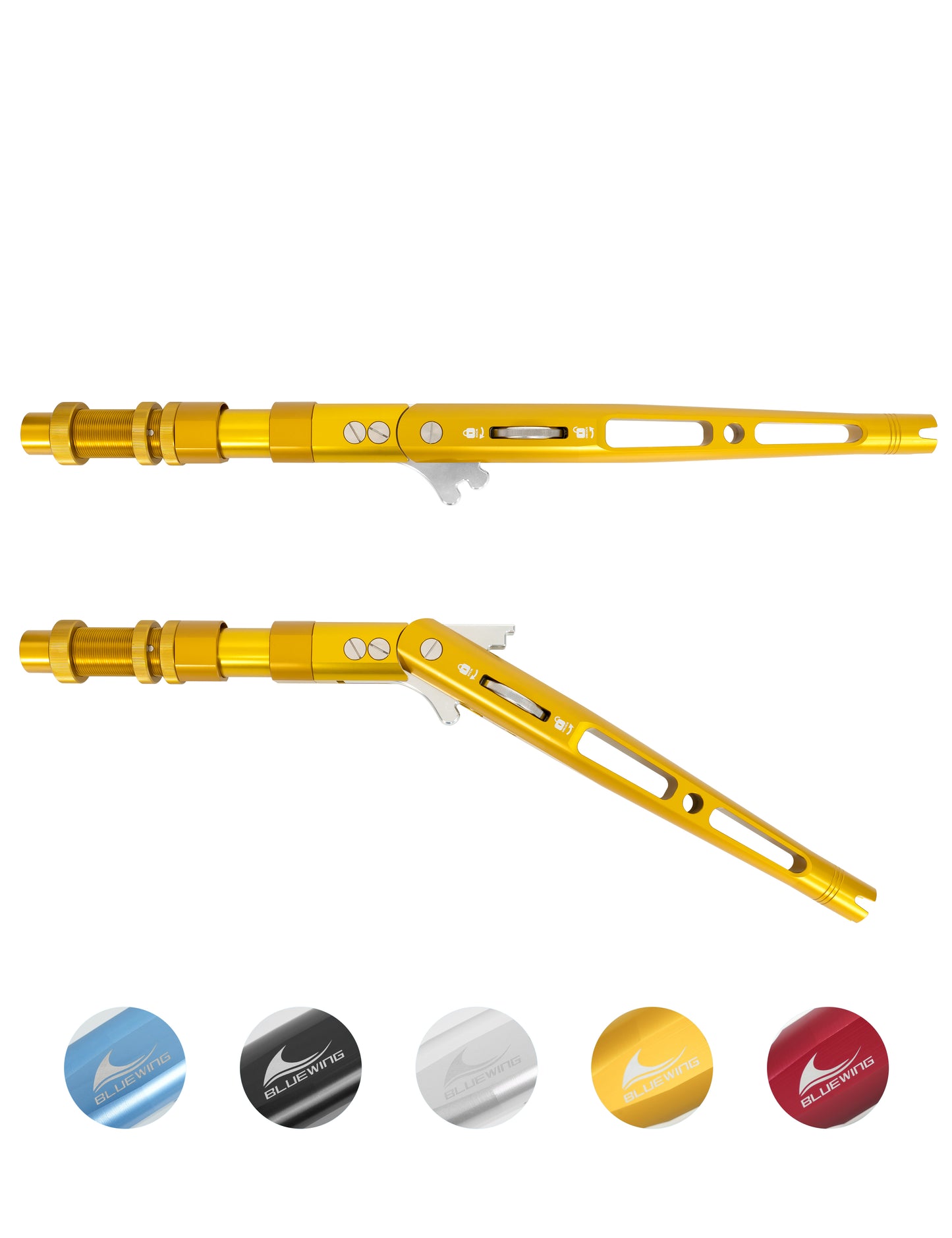 Bluewing Adjustable Bent Rod Butt #2 Long