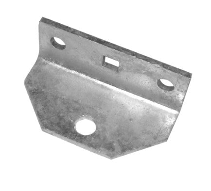 WaterLand Slotted Swivel Heavy Duty Bracket 3-1/2" x 2" Top Angle 90 Degree Bunk Bracket - Galvanized.