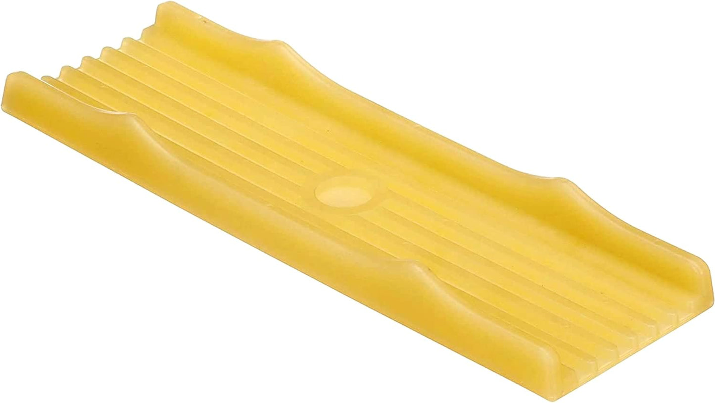 Boat Trailer Torsion Axle Keel Pad - PVC, Yellow, Standard, 2-5/8" x 16" Inch.