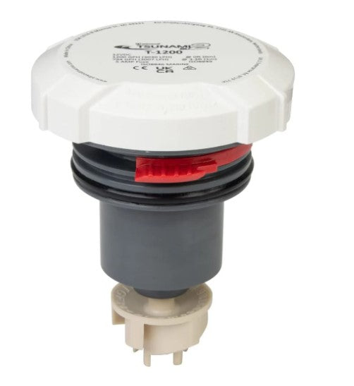 Attwood 56246 Tsunami T1200 Mk2 Replacement Motor Cartridge 1,200 GPH, 12V.