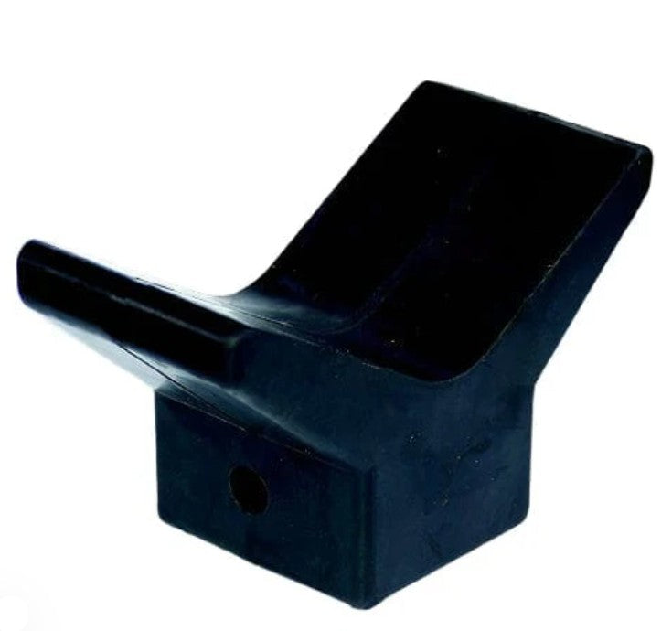 Tie Down Engineering Black Rubber Molded "Y" Bow Stop, 4" x 4" x 6-1/2".