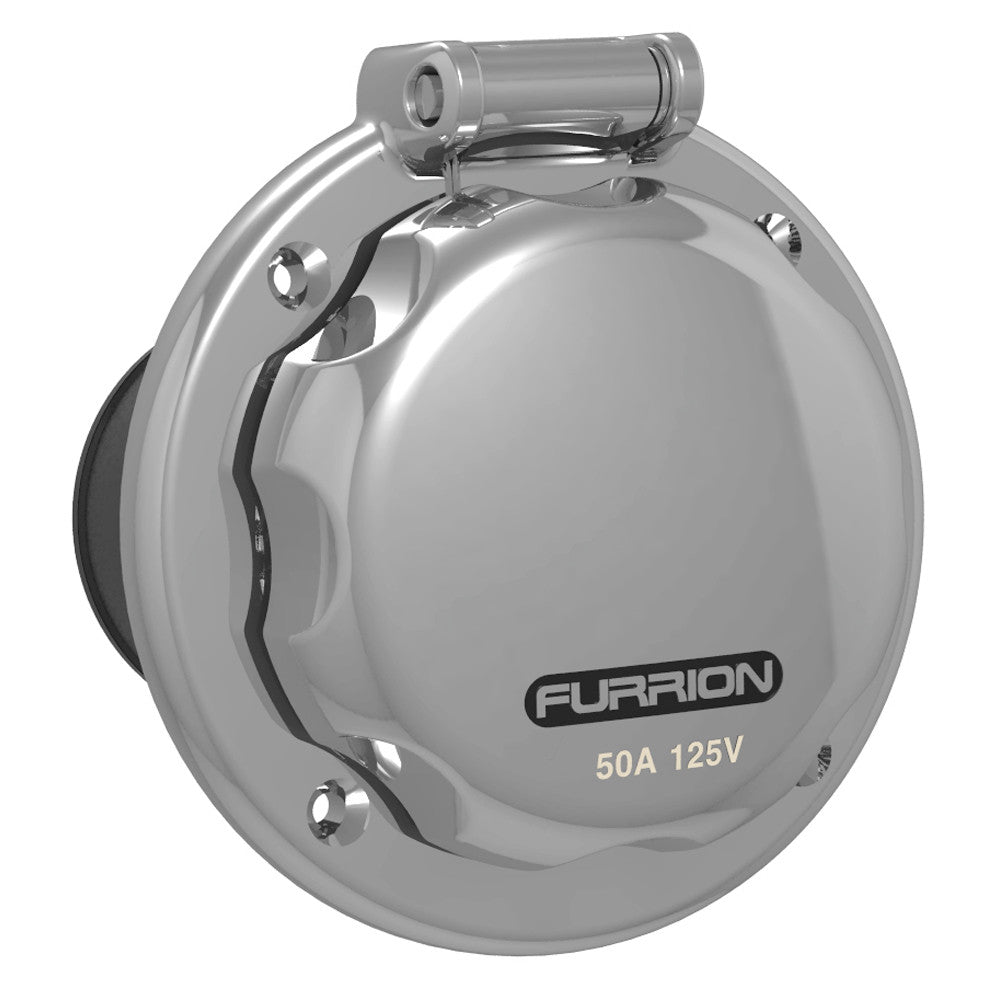 815-F50INSSS Furrion 50A 125V Stainless Steel Inlet (R-59134)