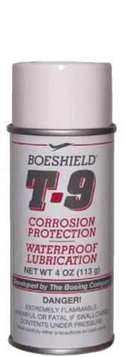 Boeshield T-9 Rust & Corrosion Protection/Inhibitor and Waterproof Lubrication 4-Ounce.