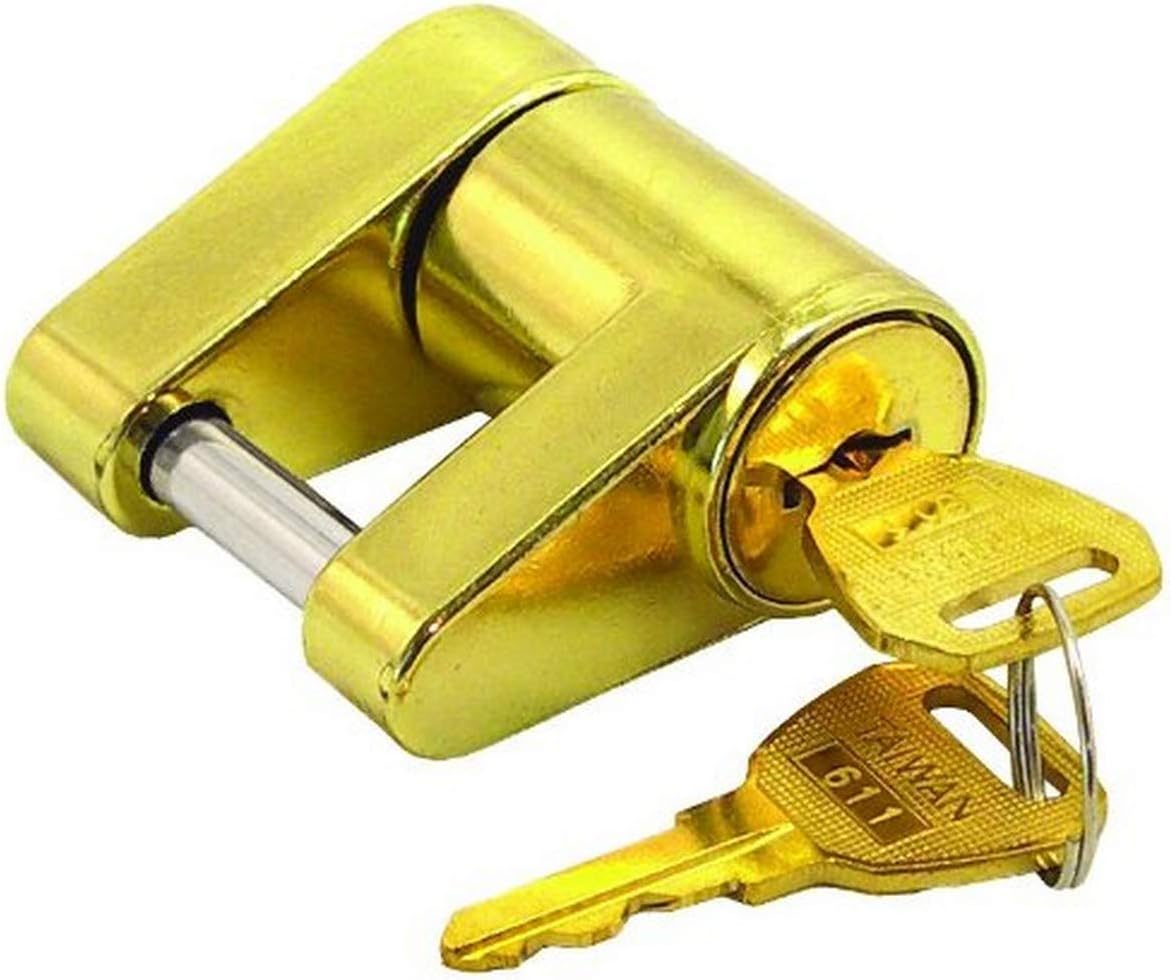 Invincible Marine 1/4" Inch Boat Trailer Coupler Lock Screw Type BR59402.