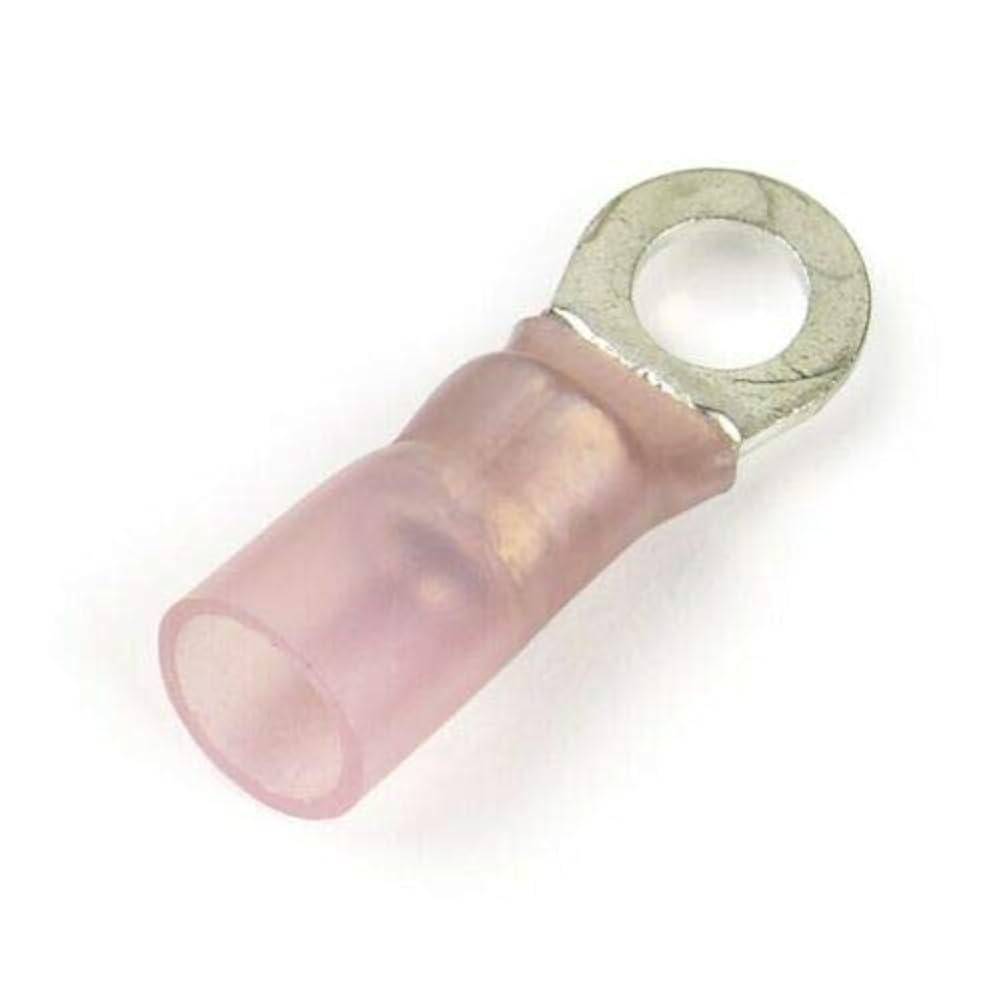 Ring Terminals 8 AWG Large Pink 5/16 Stud