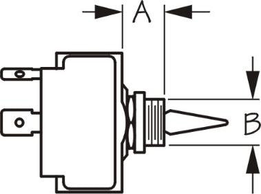 Sea-Dog Line Toggle Switch Mom. On/Off 420102-1