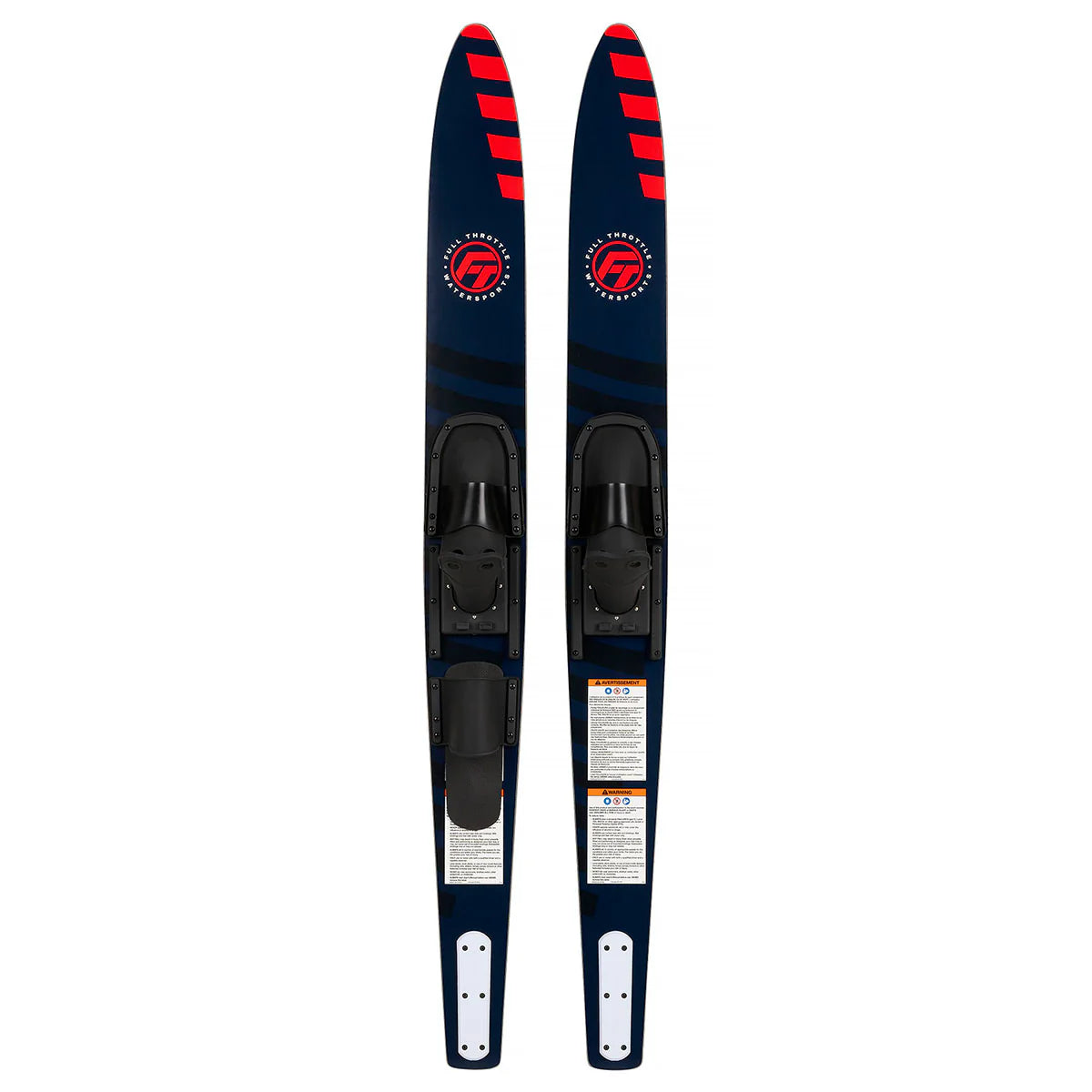 Full Throttle Combo Water Skis 1-Pair. "Traditional" 68" Inch.