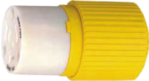 Hubbell HBL328DCC Yellow Electric Fishing Reel 30A 28VDC Female Connector.