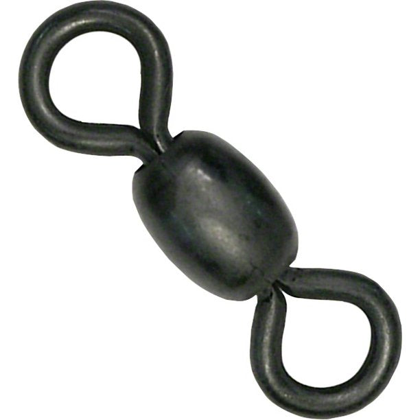 Billfisher Black Barrel Swivel - Sz 12 - 20lb - 24/pk