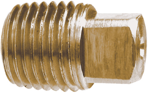 SeaChoice 3/8" Inch Brass Square Head Pipe Plug for Fuel Head.