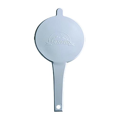 Scandvik 10030P Replacement Cap for Vertical Mount Showers - White.