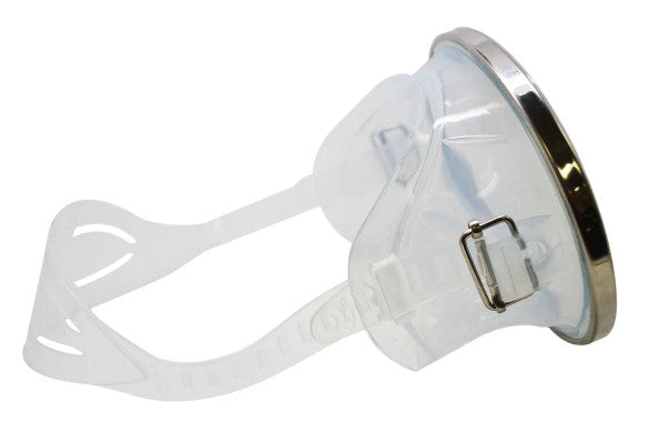 Marine Sports Spearfishing Free Dive Clear Oval Silicone Rubber Mask 4027S