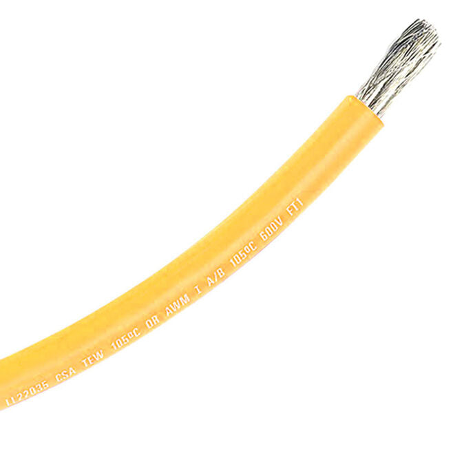 16 Gauge Yellow Marine Tined Wire per Foot