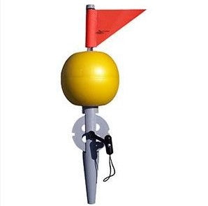 Supermarker Bouy Complete w/ Dive Flag and 200 Feet of 100lb. Test Line.