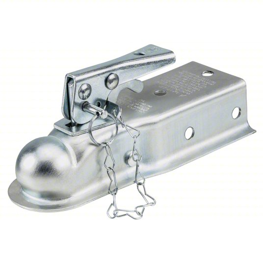 Dutton-Lainson Boat Trailer Coupler Straight-Tongue 1-7/8" x 2" Inch Wide Galvanized Steel 2,000 Pounds.