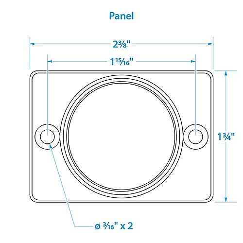 SeaChoice 14999 Dual USB Charger - 12 Volt.