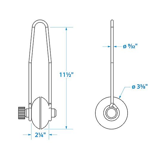 SeaChoice 18303 ProFlo Universal Dual Feed High Flow Motor Flusher.