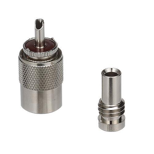 SeaChoice PL259 w/ UG175 Adapter, VHF Cable Antenna Connector.