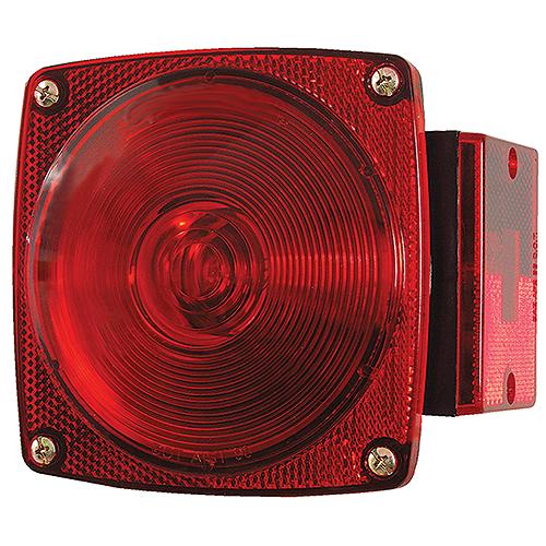 SeaChoice 53001 Driver Side Light, 7-Function Boat Trailer Light - Red.