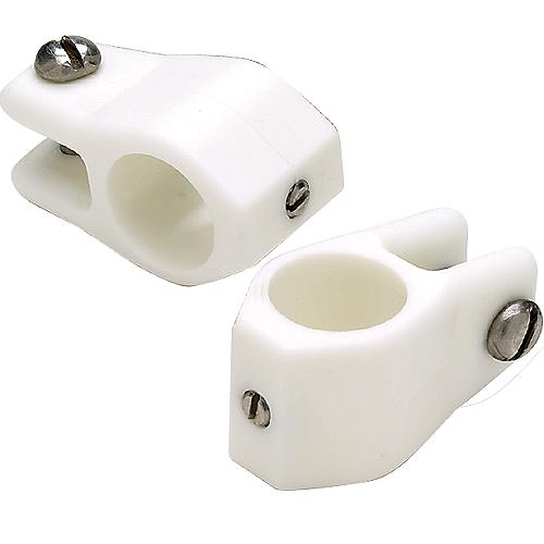 SeaChoice Nylon Jaw Slides (2 Per Pack) - White.