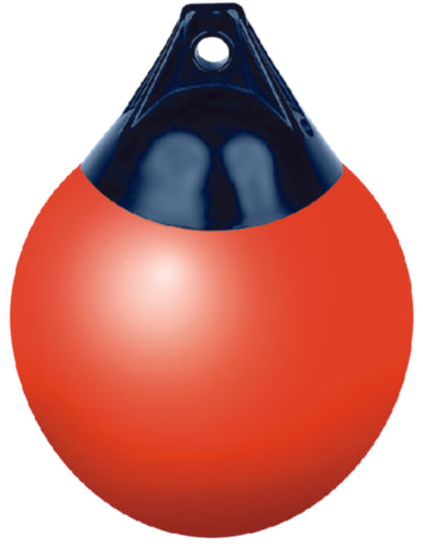 SeaChoice Commercial Grade Round Buoy, 12" Inch - Orange.