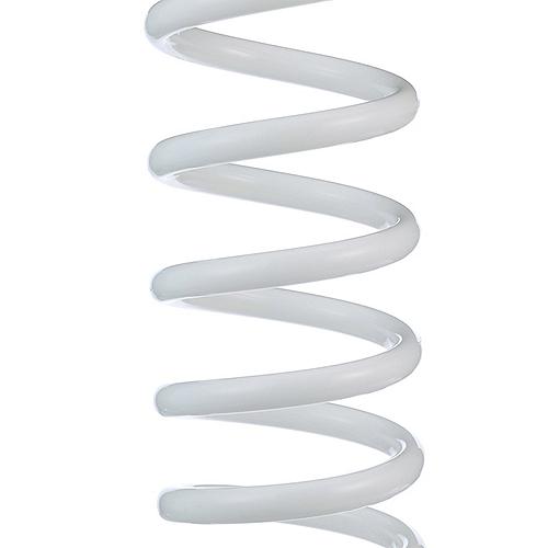 SeaChoice 25' White Poly Coiled Washdown Hose with Sprayer.