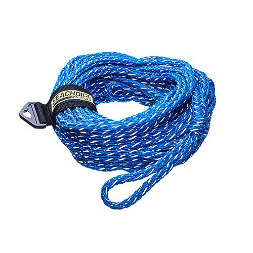 SeaChoice 86739 Tube Tow Reflective Rope, 60', Tows Up to 2 Riders.