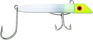 GOT-CHA G1502SH 1500 Series Plug, 4", 2 oz, Sz 2 Treble & 5/0 Single Hook, Yellow White