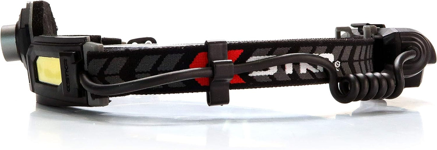 STKR FLEXIT Headlamp PRO Halo Lighting, Rechargeable - 650 lumens.