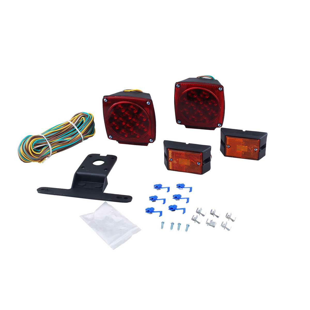 MAXLOAD LED Trailer Light Kit, 12 Volt, for Trailers Under 80" Wide.