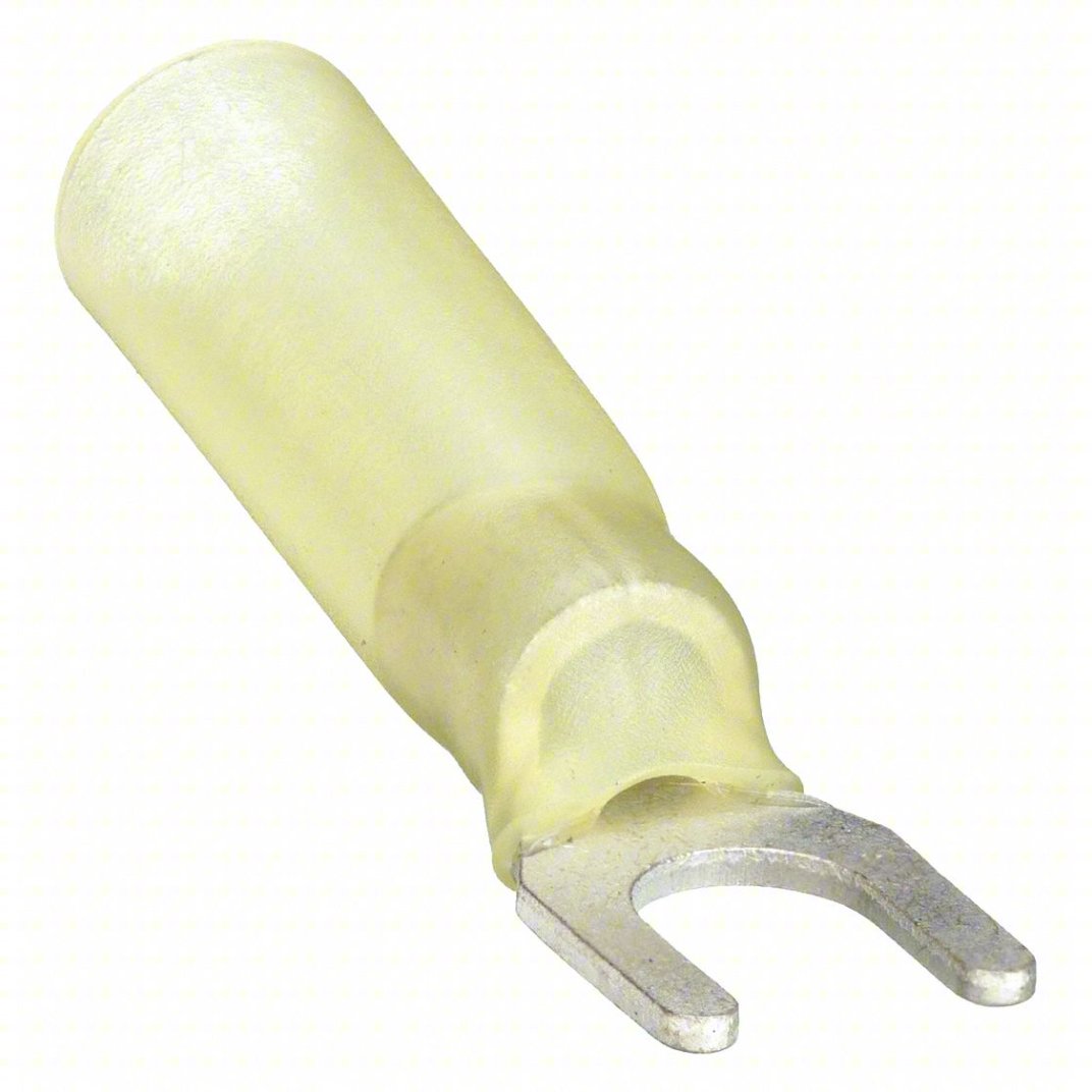 Spade Terminals 10-12 AWG (Yellow) #10 Stud