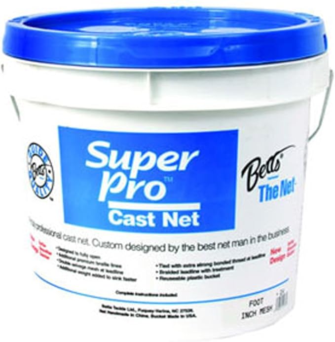 Betts Super Pro Bait Net 12' 1/2" Mesh Bucket
