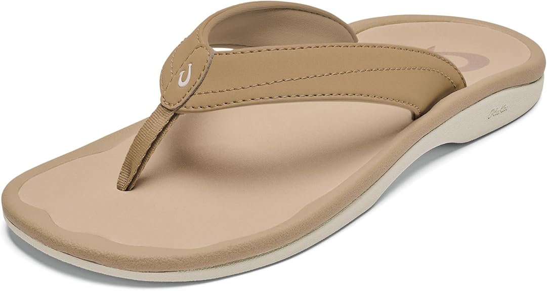 Olukai Ohana Warm Sand Women's Beach Sandals Water Resistant Flip Flops