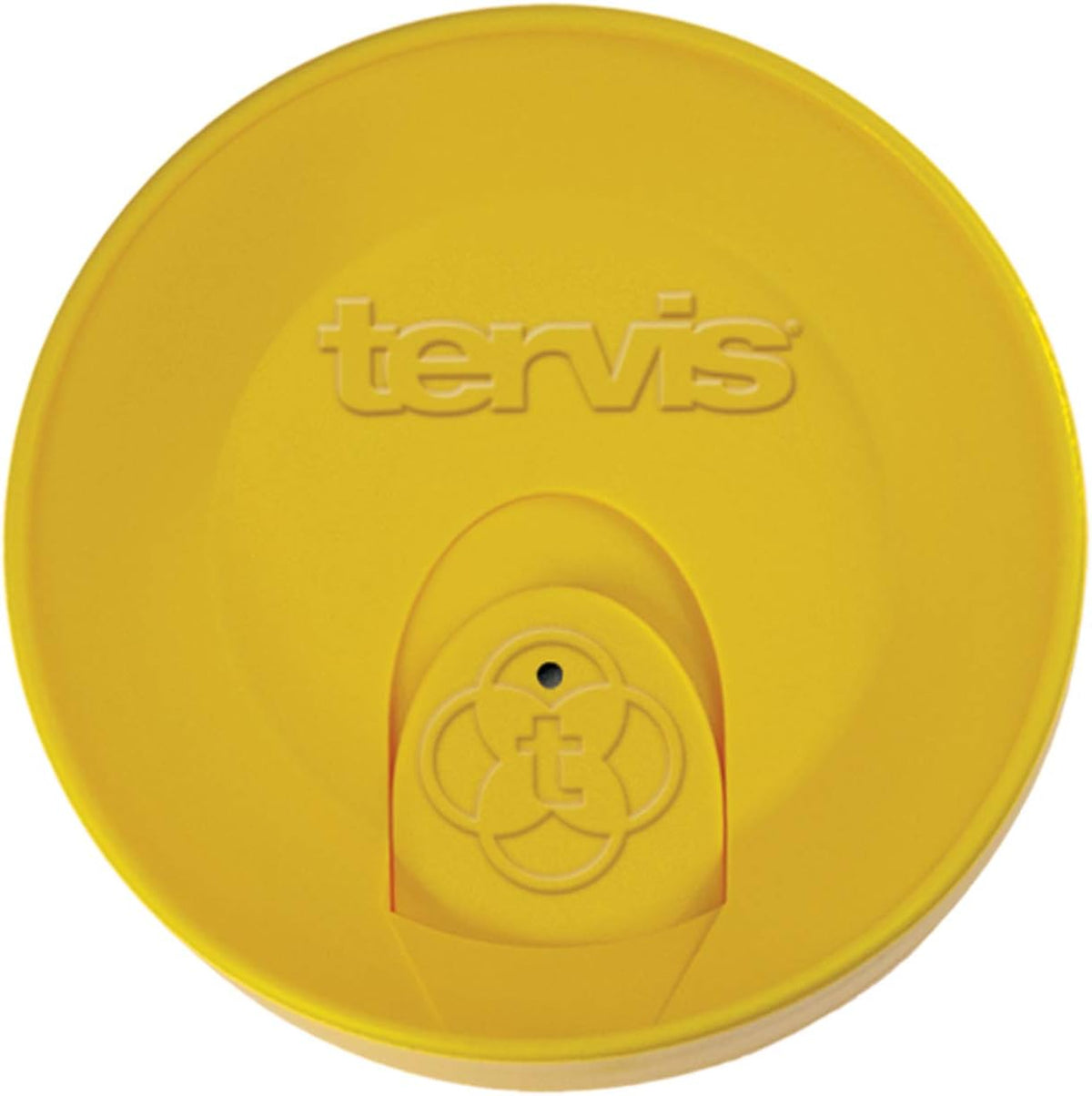 Tervis Travel Lid Made in USA Double Walled Insulated Tumbler Travel Cup Keeps Drinks Cold & Hot, Fits 24oz Tumblers & 16oz Mugs, Yellow