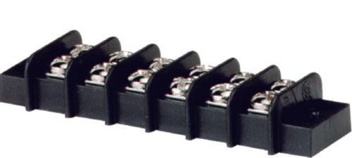 Blue Sea Ind. Terminal Black Connector 30 Amp. - 6 Circuit 2506.