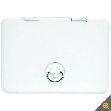 MarPac Non-Locking Access Hatch, OD = 11" x 15" - White.