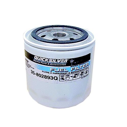 Quicksilver / Mercury 35-802893Q01 Water Separating Fuel Filter, OMC Spin On.