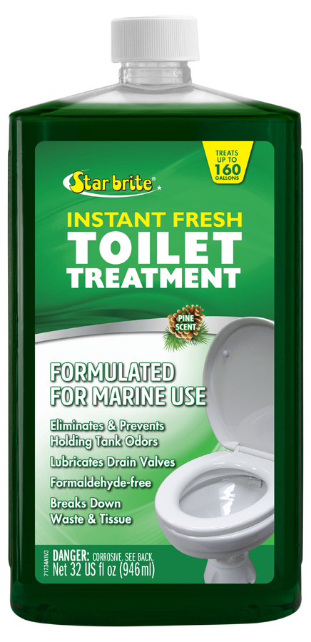 Star Brite Marine & RV Instafresh Holding Tank Treatment Pine, 32 Ounce.
