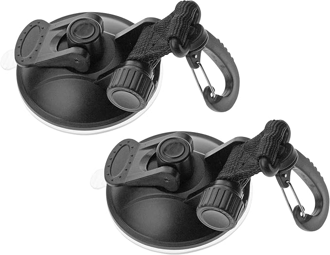 Propel Paddle Package Suction Cup Tie Downs 2-Pack, Black. SLPG40231