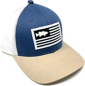 Outdoor Cap BASS76 Blue/White, One Size Fits All