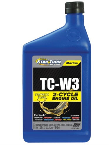 Star Brite Super Premium TC-W3 (2-Cycle) Stroke Engine Oil 1 Quart.