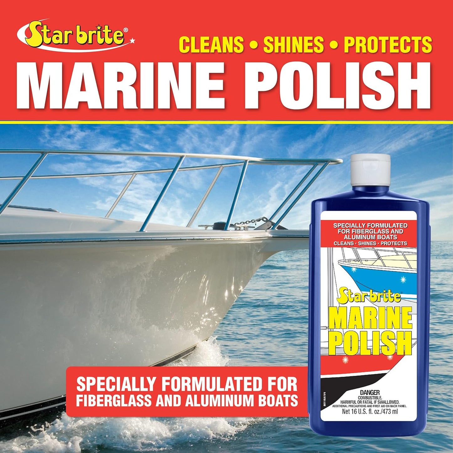 Star Brite Marine Fiberglass Boat Polish 16 Ounce.